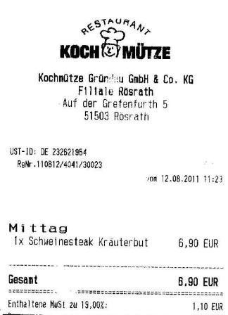 mfda Hffner Kochmtze Restaurant